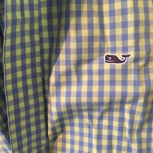 Vineyard Vines Plaid Button Down Whale Shirt